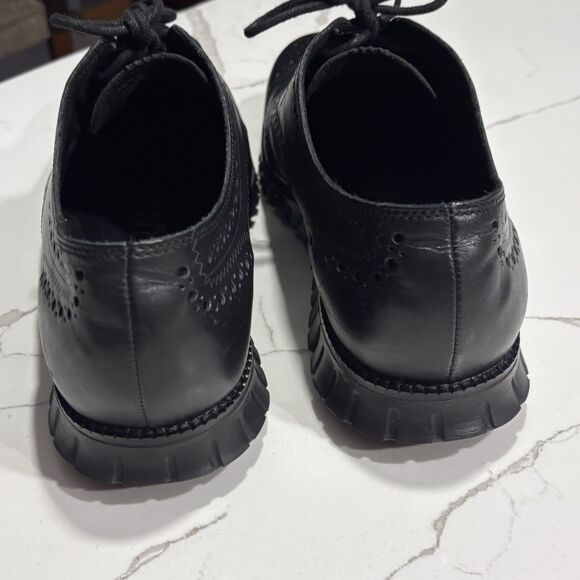 COLE HAAN Zerogrand Wingtip Oxford Black Dress Casual Shoes Men\'s Size 11.5M